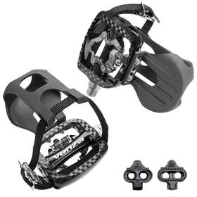 Vz-e02xe-003 Venzo Exercise Bike Pedals Toe Cage And Cleats For Shimano Spd - Parts