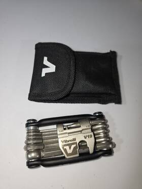 Vmt-010 Vibrelli Bike Multi Tool V19 - With Carry Case Performance Bicycle Multitool