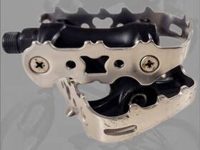 Vp-990s Victor Pedals Vp Old School Mtb Bmx 9/16 Inch Chrome Vintage 1990s Reflectors