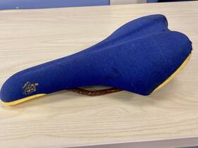 2991 Viscount Mongoose Pro Maurice Mid-school Blue Bmx Seat/viscount Rare