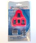 Vp-arc1 Vp Components Red Arc Floating Cleats For Look Exus Pedals