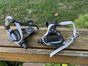 Vp-399t Vp Road Bike Pedals With Removable Toe Clips And Straps