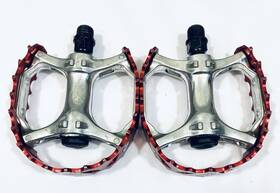 Vp-747f Vp Components The Vp-747 Bear Trap Old School Bmx Flat Pedal - Red Used