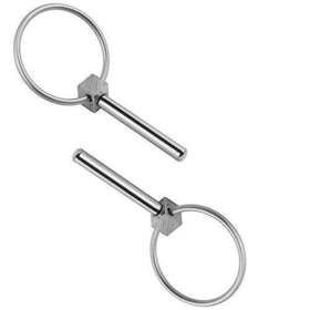 Vturboway 754909959531 316 Stainless Steel 3/16 Inch Lynch Pins Linch Pin 4.5mm X 45mm With Ring