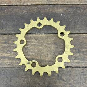 7424b Vuelta Vintage Chainring 24 Tooth 74 Bcd Gold Usa T6 Aluminum 24t 90s Mtb