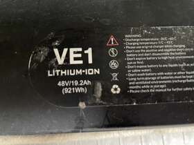 Mx650 Vx1 921wh Razor Mx500 Upgrade 48v 19.2ah Lg Battery - Used 300 Miles Fast