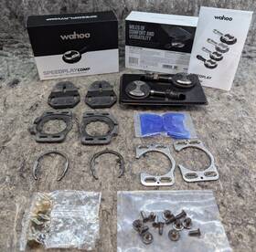 Wfprc1s53 Wahoo Speedplay Comp Pedal System - Chrome Poly With Cleat And Spdsl Adapter