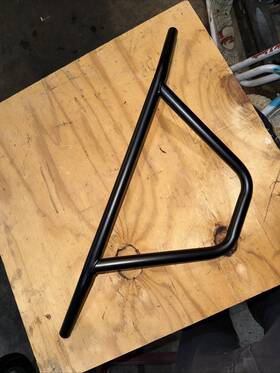 Stems-22 Wald Old School Cw-style 80s Black Powder Coated Bmx For Double Clamp 22.2mm