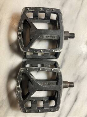 B087.3 Wellgo 1c1b1 Pedals - Platform Aluminum 1/2 Inch