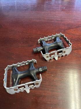 Lu-955 Wellgo Vintage Bmx Mtb Mountain Bike Bicycle Pedals 9/16 Inch