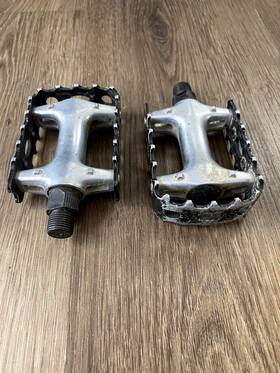 Lu-965 Wellgo Pedals 9/16 In Old School Bmx Aluminum