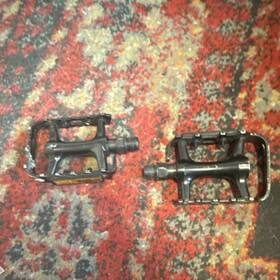 M248dj Wellgo Black Metal Platform Bike Pedals For Mountain Or Road