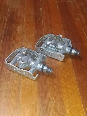 Wpd-95b Wellgo Clipless Pedals Spd Dual Sided 9/16 Bicycle