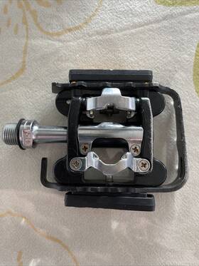 Wpd-m17c Wellgo Clipless/cage Pedals Black/black Lightly Used
