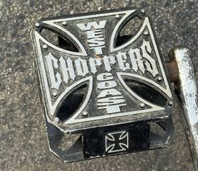 West Coast Choppers 035011869193 Bicycle Pedals - Vintage Iron Cross Design