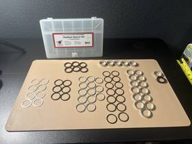 Hd9001 Wheels Manufacturing Aluminum Headset Spacer Kit 1-1/8 Inch Not Complete 72 Pieces