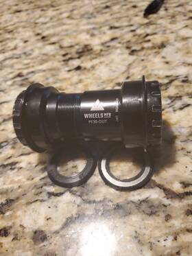 Pf30-out-9 Wheels Manufacturing Mfg Pf30 Outboard Thread Together Gxp 24/22mm Bottombracket 61-73mm Seals