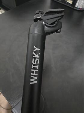 13-000145 Whisky Parts Co. No.7 Alloy Seatpost - 31.6 X 400mm 18mm Offset Matte Black