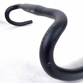 13-000141 Whisky Parts Company No.7 12f Drop Handlebar 31.8mm 42cm Drop/reach 116/68mm Black Aluminum