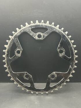 Wolf Tooth 810006801255 44t Alloy Chainring 110 Bcd Drop-stop For Gravel Cx And Road Bikes