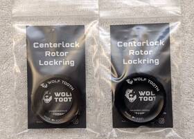 Wolf Tooth 810006805598 Pair Of Centerlock Rotor Lockrings - External Black