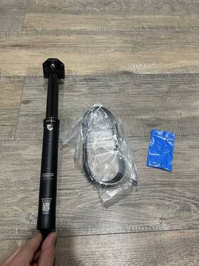 Res-309-125 Wolf Tooth Components Resolve Dropper Post 30.9x125mm - Black