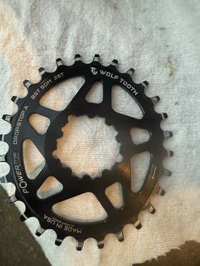 Oval-bb3032 Wolf Tooth Wolftooth Elliptical Direct Mount Chainring 28t Sram Oval