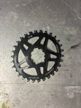 Oval-sdm30-bst-sh12 Wolf Tooth Elliptical Direct Mount Chainring 30t 3-bolt Drop-stop St