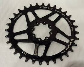Oval-sdm8-32 Wolf Tooth Powertrac Elliptical Direct Mount Sram 8-bolt Oval Chainring 32t 3mm