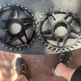 Ovalrfc32 Wolf Tooth Powertrac Elliptical Cinch Dm Chainring 32 T