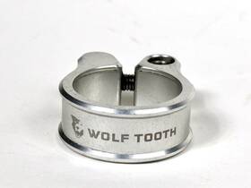 Sc-30-rsil Wolf Tooth Bicycle Seatpost Clamp - 29.8mm Bolt-on Raw Silver Mtb Road Tour Xc