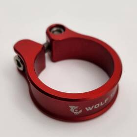 Sc-35-red Wolf Tooth 34.9mm Red Bolt-on Bicycle Seatpost Clamp No Package