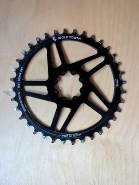 Sdm8-36 Wolf Tooth Wolftooth 36t Chainring Dropstop B Sram 8 Bolt 3mm Offset