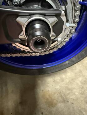 Afs06sabzc01bk-x Womet.tech .techaxle Sliders Spools For Mt-07 Fz 07 2014-2024 Mt Yzf-r7