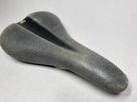 W065-0183 Wtb Deva Ti Rail Thinline Gel Mtb Saddle Black Faded Used Vintage Mountain Bike