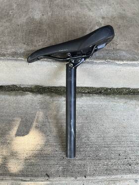 W065-0613 Wtb Koda Saddle - Black 150mm Width 255mm Length Steel Rails Lightweight Padding