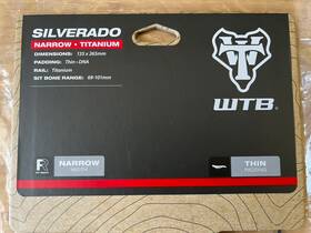 W065-0668 Wtb Silverado 265 Fusion Form Saddle - Titanium Rails Narrow 135mm Width