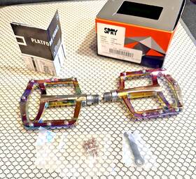 Xmx24ac Xpedo Spry Mountain Bike Platform Pedals Oil Slick Upc 883511002615