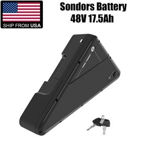 Yose Power 756892840988 Sondors Electric Bike Battery 48v 17.5ah For X Xs Mxs Ebike Replacement