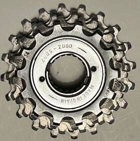 29100.05 Zeus 2000 5v Alloy Freewheel 5 Speed 14-20 Bcs Threads