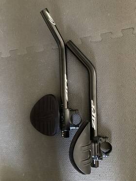 1471302 Zipp Vuka Alumina Aero Handlebar Extensions With Clips Shop Demo Pair