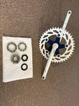 1987-88 Mongoose Crank Set 175MM Fu-pao Freestyle , Old School Bmx. Fixed Price $140.00.