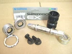 New-old-stock Shimano 600EX "cup-n-cone" Bottom BRACKET...68X116MM. Fixed Price $149.99.