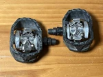 Shimano PD-M424 Clipless Mountain Bike Pedals 9/16IN. Fixed Price $24.97.