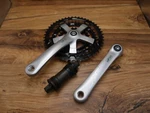 Vgc 1992 Mtb Crankset Shimano Altus FC-AT20 28/38/48 + Bottom Bracket BB-LP20. Fixed Price $75.00.
