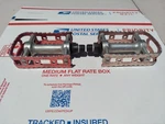 Mks BMX-7 Pedals Old School Red 1/2. Fixed Price $39.99.