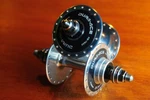 Shimano Dura Ace Track Hub Set 36H HB-7600 High Flange New Njs Keirin W/lockring. Fixed Price $385.00.