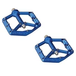 Pair Of Flat Oozy Reboot Pedals Blue Spank Bike. Fixed Price $129.86.