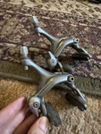 Shimano 600 Tri Color Brake Calipers Front Rear Set Road Touring 6403 Good. Fixed Price $23.99.