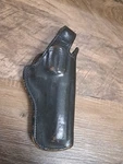 Right Hand Bianchi #5 Belt Holster, Fits S&w K Frame 4" Model 19 Suede Lined. Fixed Price $33.30.
